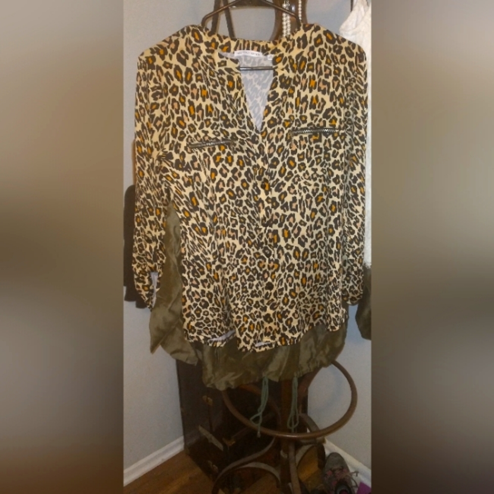 Woman's Animal Print Blouse